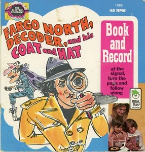 1988 - Fargo North, Decoder & his Coat & Hat - Book & 45 rpm Record - Picture 1 of 7