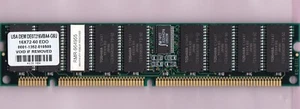 128 MB EE. UU. DANE-ELEC DE07216VBA4-G6U DRAM-EDO 60ns 168 pines 5 V Stick ECC BUFFERED - Imagen 1 de 2
