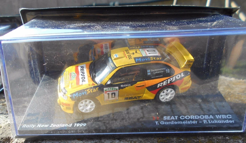 die cast SEAT CORDOBA WRC RALLY NEW ZEALAND 1999 GARDEMEISTER/ LUKANDER 1/43 - Immagine 1 di 1