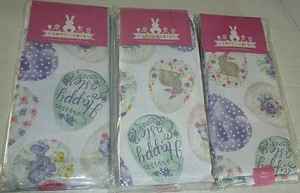 EASTER Printed Tablecloth Assortment  HAPPY EASTER/BUNNIES AT PLAY [Your Choice] - Picture 1 of 4