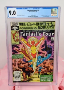 Marvel Comics Fantastic Four #239 CGC 9.0 John Byrne primera aplicación tía Petunia - Imagen 1 de 3
