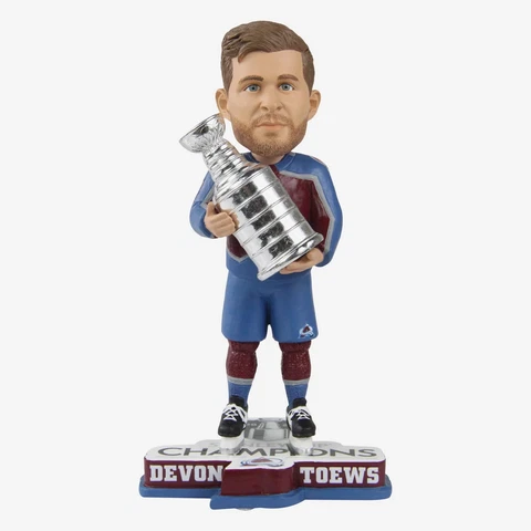 Devon Toews Colorado Avalanche 2022 Stanley Cup Champions Bobblehead NHL Hockey Cover