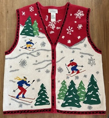 Chaleco Lord & Taylor Mujer Grande Rojo De Colección Esquí Invierno Maestro Geek  Foto 1 de 4