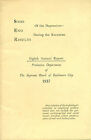  BALTIMORE CITY PROHIBITION DEPARTMENT 8th ANNUAL REPORT 28-page booklet (1938)