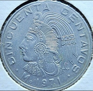 Mexico 50 Centavos 1971 XF+ - Picture 1 of 2