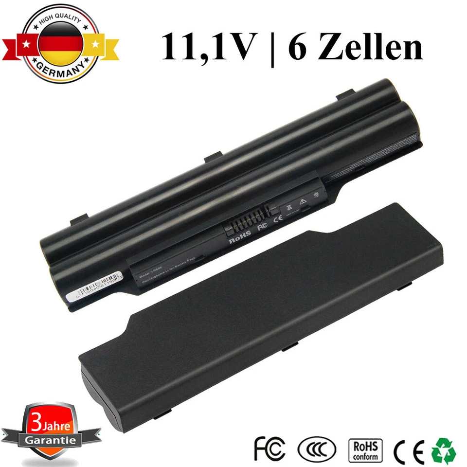 5902701414542 Battery For Fujitsu A530 11 1v 4400mah Green Cell