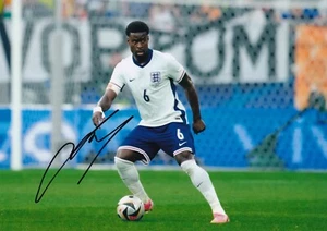 Football - Marc Guehi - Hand Signed A4 Photograph - England - COA - Picture 1 of 1