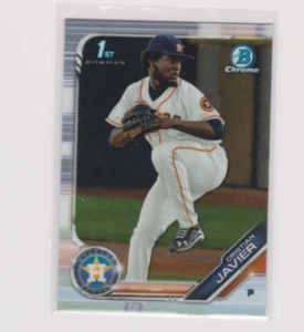 Bowman Chrome Prospects 2019 #BCP-32 Cristian Javier. 1er Bowman. Astros - Imagen 1 de 1