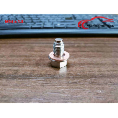 M14 x 1.5 Magnetic Oil Drain Plug with Washer for Toyota Lexus Nissan Infiniti - image 1 of 4