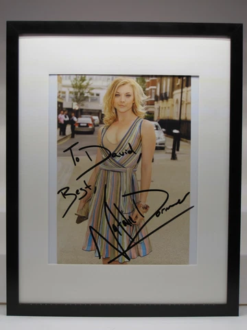 Signed, Framed & Matted - Natalie Dormer Cover