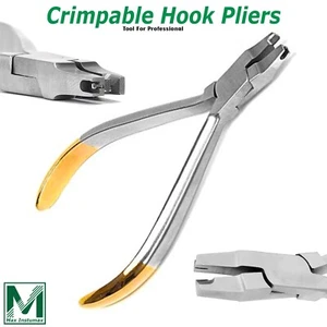 Orthodontic Crimpable Arch wire Placement Ortho Dental Hook Crimping Pliers TC - Picture 1 of 7