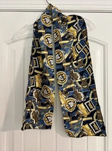 GT Georgia Tech 52" Polyester Scarf Yellow Jackets Engineering Computer Science - Picture 1 of 5