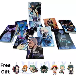 Solo Leveling Manga Volume 1-11 Set Sciolto Manhwa Fumetto Versione Inglese Omaggio - Foto 1 di 12