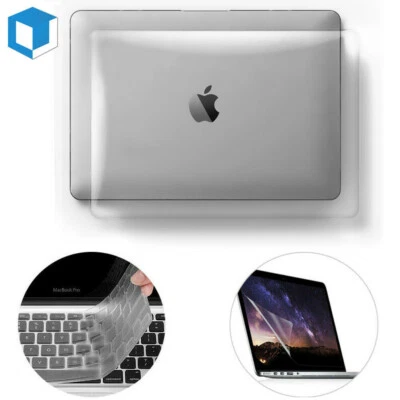 Crystal Clear Glossy Shell Hard Case Cover fr MacBook Air/Pro 13 15 16" M1 M2 M3 - Image 1 of 4