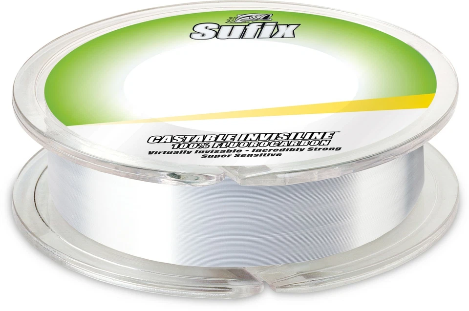 Sufix 680 Castable Invisiline 100% Fluorocarbon line NIP 100Yd Pick lb test - Image 1 of 2