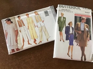 Butterick Pattern 3938 4378 ~ Jacket Skirt Dress Pants Vest ~Size 18 20 22 Uncut - Picture 1 of 7