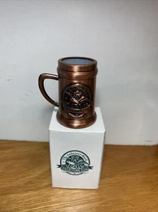 Vintage - Copper Anheuser Busch Collectors Club Mini Beer Mug Shot Glass 5 Year - Picture 1 of 6