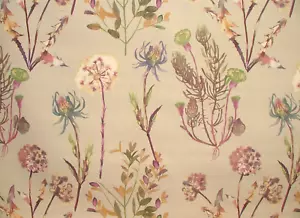 1.9m Prestigious Textiles Allium Juwelen Baumwolle Stoff Polster Kissen Vorhang - Bild 1 von 8