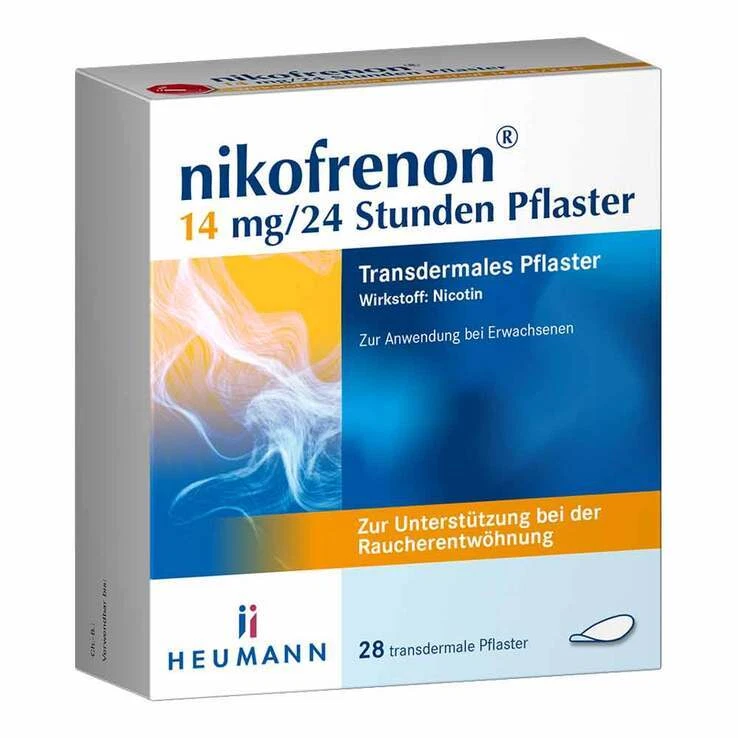 nikofrenon 14 mg/24 Stunden Pflaster · 28 St · PZN 15993254 - Bild 1 von 1