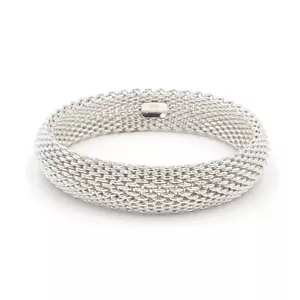 Brazalete de malla Somerset de plata esterlina 925 Tiffany & Co. - Imagen 1 de 3