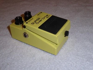 1983 Boss SD-1 Super OverDrive Pedal ~ SILVER label ~ MADE IN TAIWAN SN: FZ41935 - Picture 1 of 15