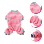  Pink Polyester Pet Pajamas Sweaters for Small Dogs Cotton Cat Bodysuits