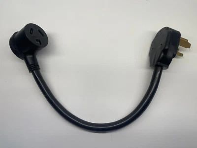 3 Prong to 4 Prong Dryer Plug Adapter - N14-30P to N10-30R 10AWG 600V - Image 1 of 4