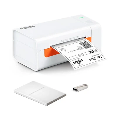 VEVOR Etikettendrucker 4X6 Thermodrucker USB Labeldrucker 203dpi für DHL DPD NEU - Bild 1 von 4