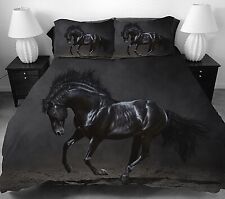 3PCS Horse Twin Full Queen King Duvet Cover Stes With Two Machting Pillowcases