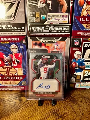 2023 Prizm Draft Picks #RA-PBU Percy Butler Rookie Autograph - Image 1 of 2