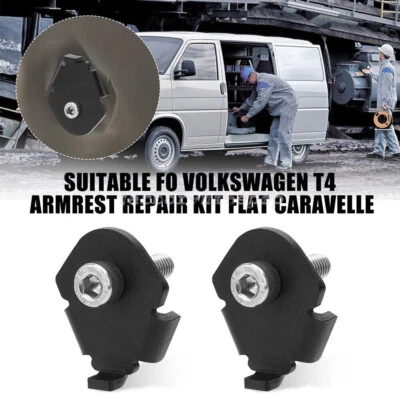 4pcs Repair Set Seat Armrest For 1990-2003 Volkswagen VW T4 Pritsche/Caravelle - Image 1 of 4