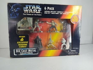 1995 Kenner Star Wars The Power of The Force 6 Pack Die Cast Metal New in Box - Picture 1 of 11
