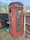 Vintage red K6 telephone box