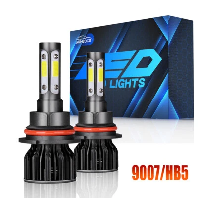 For GEO METRO 1989-1994 9004 LED Headlight Conversion Kit Hi/Lo Beam Bulbs 6000K - Image 1 of 4