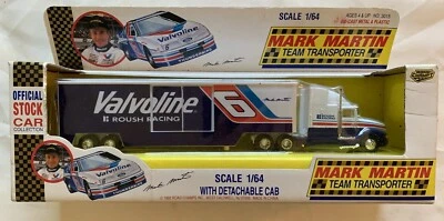 1992 Road Champs 1:64 Mark Martin #6 Team Transporter Valvoline Roush Racing - Image 1 of 2