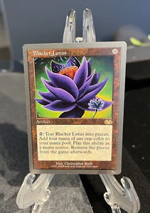Blacker Lotus Magic The Gathering 70/94 1993-98 Wizards Of The Coast - Picture 1 of 2