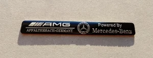 Original Metall Emblem Amg Logo Mercedes Karosserie und Interieur - Bild 1 von 2