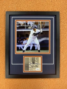 Tony Gwynn signiert geschnitten Auto JSA individuell gerahmte Padres - Bild 1 von 3