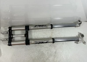 2013 Ktm 250 Sx Closed Cartridge Front Fork Suspension Shocks Triple Tree Clamps - Picture 1 of 24