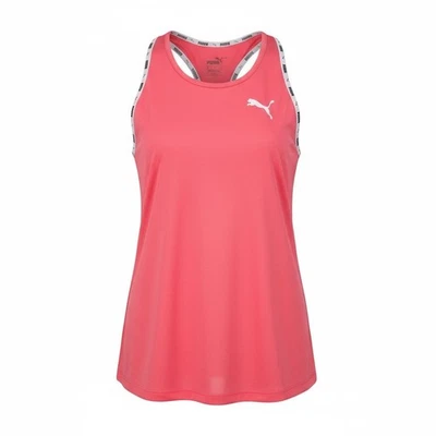 Camiseta sin mangas PUMA para mujer espalda deportiva capa seca celda reproducción coral talla PEQUEÑA NUEVA CON ETIQUETAS Foto 1 de 4