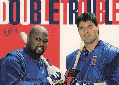 1997 Ultra #2 Mo Vaughn / Jose Canseco Double Trouble - Image 1 of 2