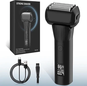 Mens Electric Razor Shaver 2-Speed 5-Blade Cordless Rechargeable Hair Trimmer - Picture 1 of 11