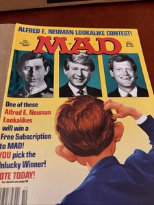 Lot Of 19 Vintage Mad Magazines 12 Have Brown Paper Covering Still - Picture 1 of 24