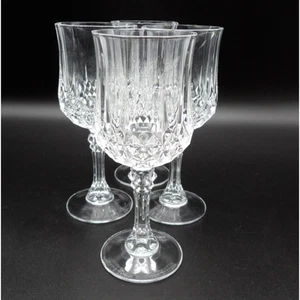 Cristal D'Arques Longchamp Sherry Glasses Set of 4 Clear 5.75" France Vintage - Picture 1 of 7