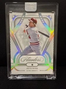 2024 Panini Flawless Pete Rose Diamond /25 #50 (ENCASED) - Picture 1 of 2