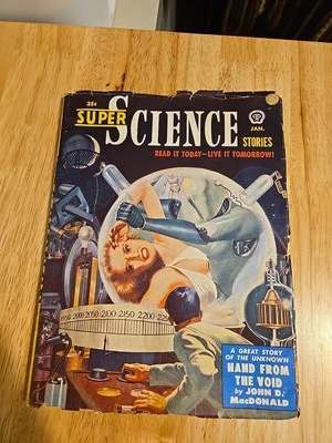 Super Science Jan 1951  John D MacDonald Cover Story Volume 7 #4 - Image 1 of 4