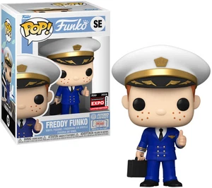 Funko Pop Funko Freddy As Pilot - Chicago Comic Con Expo 3000 SE - Foto 1 di 1