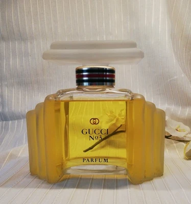 GUCCI No. 3 - grosse XXL Factise,  20cm Höhe. Massives Glas... Schöne Deko!  - Bild 1 von 3