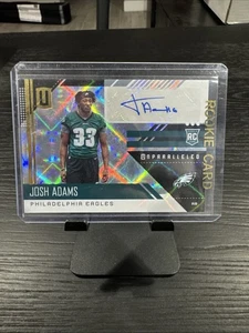 JOSH ADAMS 2018 PANINI UNPARALLELED ROOKIE AUTOGRAPH RC AUTO PHILADELPHIA EAGLES - Picture 1 of 2