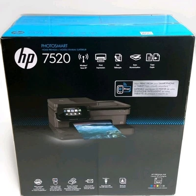 NEW HP Photosmart 7520 All-In-One Inkjet Printer  - Image 1 of 3